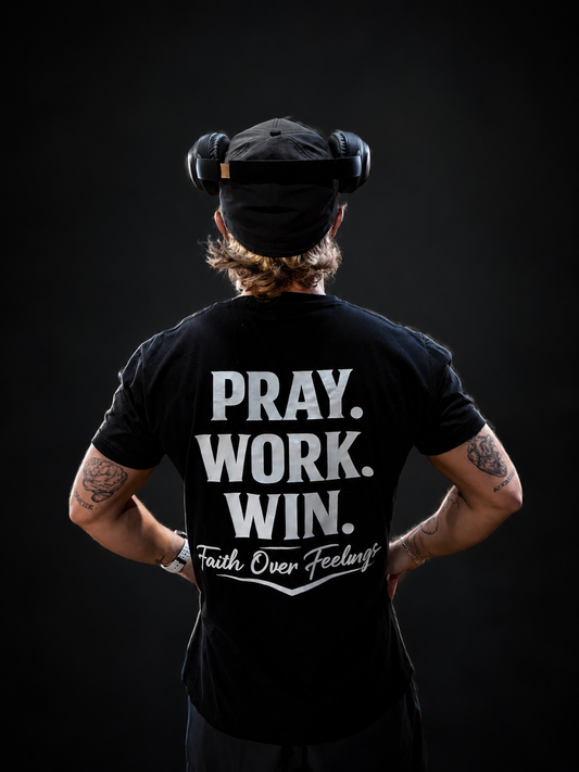 Pray. Work. Win. T-Shirt